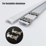 T4 T5 T8 Lambitoru Kinnitusklamber LED K&otilde;va Ribavalgusti Roostevabast Terasest Kinnituspandlaga Fluorestsentslamp Alumiiniumprofiil Fikseeritud Kinnitus 500pcs