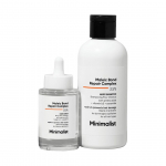 Kompleksne juukse taastamise komplekt maleiinhappega (50 ml + 250 ml), Maleiinhappe sidemeparanduse kompleks seerum ja &scaron;ampoon duo komplekt, minimalistlik