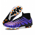 Jalgpallisaapad Suur Suurus 35-45 Meeste/Laste K&otilde;rge s&auml;&auml;rega Pikkade naeltega V&auml;listingimustes Libisemiskindlad Jalgpallisaapad 40 lilla