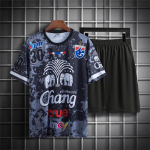 Tai JALGPALL RIIKLIK MEESKOND S&Auml;RK KODU F&Auml;NN Tr&uuml;kk &Uuml;mar kael Unisex Mehed Naised Kiiresti kuivav L&uuml;hike varrukas &Uuml;htne Ol&uuml;mpiam&auml;ngude logo Sport M