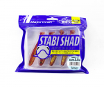 Major Craft pehmest plastist peibutis 3,5 tolli Stabi Shad STB-SLIM3.5 001 (0236)
