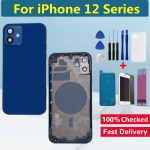 iPhone 12 Mini 12 Pro tagumine akukate korpus &scaron;assii keskmine raam iPhone 12 Pro Max tagumine korpus CE-ga White 12