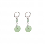 &Uuml;mberlaadimine &uuml;mmarguse helmega turvaklambriga k&otilde;rvar&otilde;ngad retro-hiina stiilis Han Element k&otilde;rvaklahv, pikk Hetian jade jaspis helmes valge jade k&otilde;rvar&otilde;ngad copper