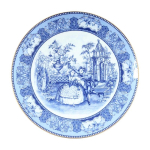 Sinised Downton Abbey toidutaldrikud, Prantsuse retro teetassikomplekt, Kausid, S&ouml;&ouml;gitaldrikud, Puuviljavaagen, Kalaroog, Lauan&otilde;ud, S&ouml;&ouml;giriistad