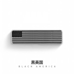 Autode stiil 3D alumiinium &Uuml;hendkuningriik Saksamaa USA Venemaa Prantsusmaa Rootsi Malaisia ​​Indoneesia riigilipu embleemi m&auml;rgi mootorratta auto kleebis BLACK AMERICA