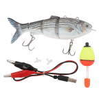 Ujumine Kalap&uuml;&uuml;k Elektrilised S&ouml;&ouml;davabad USB Laetav LED Valgusti Wobbler Mitmeosaline Swimbaits Elutruu