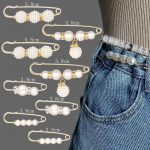 Waist Pin Accessory: Adjustable Brooch for Women's Pants to Prevent Exposure