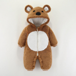 Beebi s&uuml;gis-talvine paks puuvillane kombinesoon vasts&uuml;ndinutele - Soe v&auml;likost&uuml;&uuml;m 66 cm