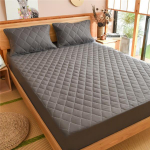 Veekindel voodikate Tepitud reljeefne madratsikaitse Veekindel paigaldatud lina lestavastane madratsipadja voodikate (Pole padjap&uuml;&uuml;ri) 90x200cm Only a Sheet