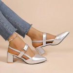 2024 Uued Naiste Pumbad Sandaalid Vabaaja Mood Seksikad K&otilde;rged Kontsad Naiste Uued Paksu Kontsaga Naiste Sussid Luksuslik Disainer Kontsad Sandaalid 35 h&otilde;be