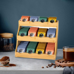 Tea Bag Storage Rack for Coffee Pods and Seasonings in Kitchen