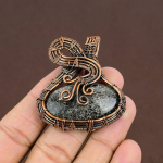 Stingray Coral Handmade Copper Wire Wrap Jewelry Pendant 2.17 l5g86