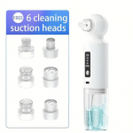 6-head blackhead cleaner, vacuum electric blackhead pore cleaner, USB charging mini bubble beauty device