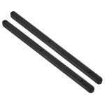 uxcell Sahtiliugurid Komplekt 2 300mm Plastikust Sahtlisiinid Kapi Sahtli &Ouml;&ouml;kapi Riidekapi Kummuti jaoks K&uuml;lgpaigaldus Soontega Juhtsiin - (Must) must