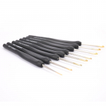 8 tk/komplekt mustad kudumisvardad heegeln&otilde;elad kudumiseks ja isetegemiseks m&otilde;eldud kangastelgede t&ouml;&ouml;riista jaoks