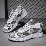 TUINANLE meeste tossud kerged vabaajajalatsid Graffiti jooksutossud pluss suuruses 39-48 hingavad meeste jalan&otilde;ud 39