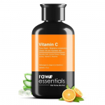 Raw Essentials Vitamin C Cleansing and Brightening Face Wash, Orange and Lemon extracts, Aloe vera, Vitamin E, Licorice Extracts, Mint (150ml)