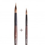 Pikendatud terava otsaga kahekihilised akvarellpintslid, mopipintsel, joonepintsel 2-in-1, oravakarva ja nailonkarva segust v&auml;rvipintsel kunsti detailide maalimiseks