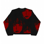 Unisex Hip Hop Streetwear Kootud Kampsun Meestele Gooti Portree Prindiga Pullover S&uuml;gis Harajuku Kampsun Naistele &Uuml;lem&otilde;&otilde;duline Kampsun L