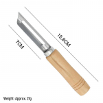 Roostevabast terasest koorija puidust k&auml;epidemega &otilde;unte, kartulite, puuviljade, melonite ja redisite jaoks.