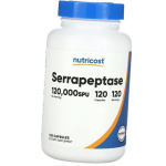 Serrapeptaas, Serrapeptase 120000, Nutricost 120 kaps (72647022) 120caps