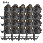 12CM 20tk Keskaegne S&otilde;jav&auml;gi Haldjate Vald Lord Of Elven Guard Armee Orkide P&auml;kapikkude S&otilde;dalased S&otilde;rmuste Lapsed Mini Kokkupandavad Ehitusklotside Figuurid