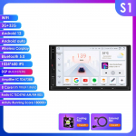 Hizpo AI Intelligents&uuml;steem Universaalsele 7-tollisele Autoraadiole Multimeedia Video M&auml;ngija GPS Carplay Android Auto 4G 2 Din 2din Autoradio BT android raadio S1 8Core 3G 32G