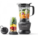Blender - NUTRIBULLET Combo - NBF500DG - 1200 vatti - 1,65L kann - 2 tassi ja 2 reisikaant komplektis - Must - BPA-vaba must