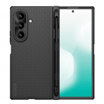 Nillkin Samsung Galaxy Z Fold 7 telefoni&uuml;mbris peidetava standi, pliiatsihoidja ja s&otilde;rmej&auml;ljevastase metallist raamiga, kaitsev tagakaas Samsung Galaxy Z Fold 7 must
