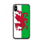Coque iPhone &ndash; Drapeau Pays de Galles &ndash; iPhone XS &ndash; Souple &ndash; T&auml;ielik kaitse &ndash; Mitmev&auml;rviline