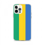 Coque T&eacute;lephone Drapeau Gabon &ndash; iPhone 12 Pro Max