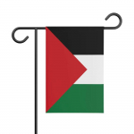 Drapeau &ndash; Palestiina &ndash; 32 x 47,5 cm &ndash; Pol&uuml;ester &ndash; Rekto/verso mulje &ndash; Jardin ext&eacute;rieur