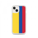Coque iPhone - mitmev&auml;rviline - Drapeau de la Colombie - Souple - Design fin et l&eacute;ger - iPhone 14