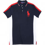 Polo Ralph Lauren V&auml;rviplokk Suure Hobusekujutisega Logo Tikitud Puuvillane L&uuml;hikeste Varrukatega Polo S&auml;rk Meeste pealisr&otilde;ivad 710779085-001 S