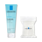 La Roche‑Posay Toleriane Puhastav Vahutav Kreem-Puhastaja &mdash; 125 ml Vegansed Puuvillapadjad &mdash; 30 tk