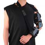 Liigendiga k&uuml;&uuml;narnukitugi, reguleeritav postoperatiivne ROM k&uuml;&uuml;narnukitugi koos rihmiga, stabiliseeriv splint, k&auml;evigastuse taastusravi tugi p&auml;rast operatsiooni