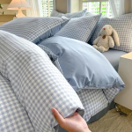 Malelaua Muster Voodipesu Komplekt Ilma Tekita Tekikott Padjap&uuml;&uuml;r Linalaud &Uuml;he- ja Kuninganna Suuruses Pol&uuml;ester Voodipesu Twin 3pcs for 1m bed