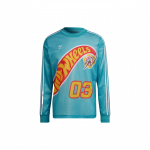 Adidas Originals x Hot Wheels x Sean Wotherspoon &Uuml;hiselt Br&auml;nditud Pikkade Varrukatega T-s&auml;rk Meeste Topid Sinine HT6581 XS