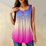 Naiste mood plisseeritud varrukateta vabaaja T-s&auml;rk vest n&ouml;&ouml;bitav topp XL arbuusipunane v&auml;rv