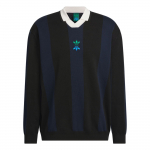 Adidas Originals Rolling Links Ss24 Logoga Pullover Spordipusa Pikkade varrukatega Meeste pusa Must IT0142 2XL