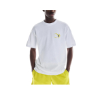 Meeste Club-T graafilise logoga laia l&otilde;ikega tilk&otilde;lgade ja l&uuml;hikeste varrukatega t-s&auml;rk Valge Lubi 1MF11842929 XL white