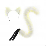 and Tail Cosplay Set Adorable Cat Costume Accessories for Prom Birthday Color D