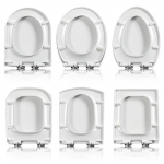 Universaalne paksendatud WC-pott erinevate kujude jaoks: V-kujuline, U-kujuline, Ruudukujuline ja O-kujuline Square 06B PP (W362 L44-47)