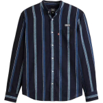 Levis Oasis Koost&ouml;&ouml; SS25 Triibuline L&otilde;tv L&otilde;ige N&ouml;&ouml;biga Logo &Uuml;ks Tasku Tikitud Pikkade Varrukatega S&auml;rk Meeste s&auml;rgid 005M3-0001 S