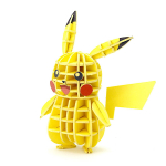 PLUS Pikachu 3D Paper Puzzle DIY Craft Kit for Kids and Adults Educational Toy for Boys and Girls 3D Perfect Gift for Adults si-gu-mi Pok&eacute;mon - - -