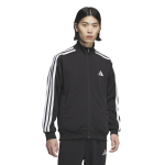 Adidas JZR00 Dressipluus Suurus 3XL Meeste 3 triibuga topp, Must/Valge (JV6977),