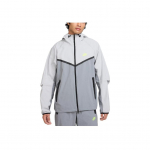 Nike Tech Seeria Kapuutsiga Vabaaja Spordijakk Meeste Jakk Cool-Grey Wolf-Grey HV6514-065 M