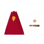 Punane Krypto Cosplay Keep Superkoer Krypto Kost&uuml;&uuml;mi Keep 3D Prinditud Koerakett T&auml;ielik Komplekt Lemmikloomariided Eritellimusel Valmistatud 30 CM