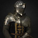 K&auml;sitsi valmistatud keskaegne r&uuml;&uuml;tli poolr&uuml;&uuml; komplekt Dark Soul Larp Cosplay Kingitus