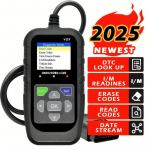 V119 OBD2 skanner: Autodiagnostika t&ouml;&ouml;riist pinge testri ja USB-toitega, loeb/kustutab koode EOBD/CAN OBD2 s&otilde;idukitele 23mm